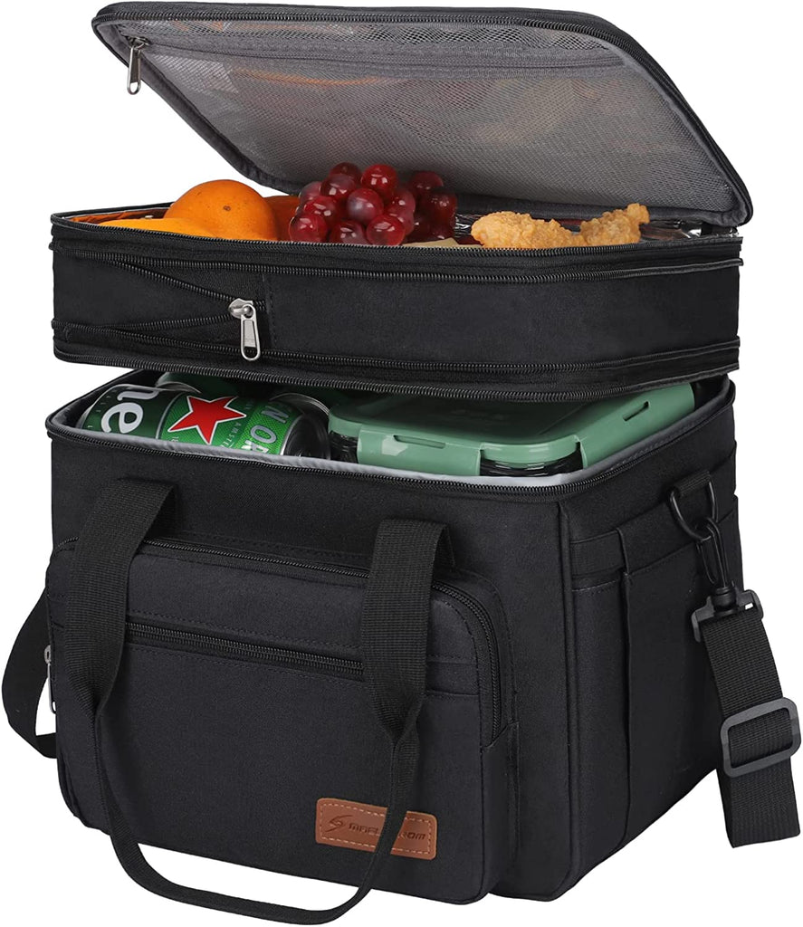 Maelstrom lunch bag women/men,reusable lunch box for men,insulated